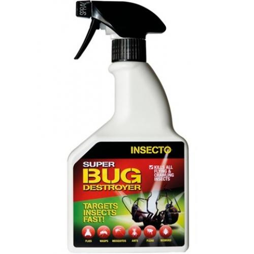 Insecto Super Bug Destroyer Kills flying and crawling insects 500ml